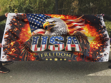 Load image into Gallery viewer, USA Freedom Eagle Fire Flag