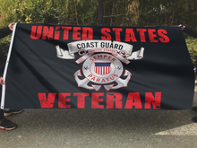 Load image into Gallery viewer, Semper Paratus Coast Guard Black Flag