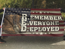 Load image into Gallery viewer, Remember Everyone Deployed USA Flag