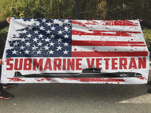 Load image into Gallery viewer, Submarine Veteran Flag
