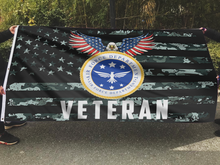Load image into Gallery viewer, American Air Force Veteran – Patriotic Eagle Emblem Flag