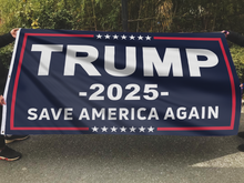 Load image into Gallery viewer, TRUMP Save America Again 2025 Flag