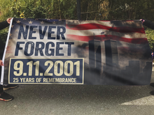 Load image into Gallery viewer, Never Forget 25 Years of Remembrance Flag