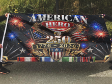 Load image into Gallery viewer, American Hero Anniversary Flag