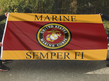 Load image into Gallery viewer, Marine Corps Semper Fi Flag