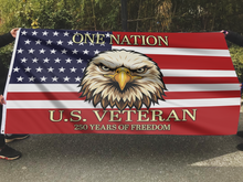 Load image into Gallery viewer, One Nation U.S. Veteran Flag