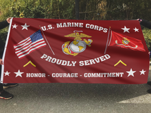 Load image into Gallery viewer, United States Marine Corps - Private First Class Flag