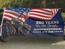Load image into Gallery viewer, American Valor – 250th Anniversary Freedom Flag