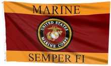 Load image into Gallery viewer, Marine Corps Semper Fi Flag