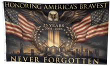 Load image into Gallery viewer, Honoring America's Bravest Flag