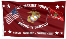 Load image into Gallery viewer, United States Marine Corps Service Flag