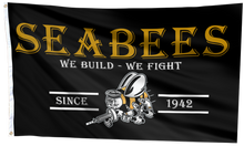Load image into Gallery viewer, SEABEES We Build We Fight Since 1942 Flag