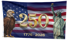 Load image into Gallery viewer, American Eagle 250 Years Flag