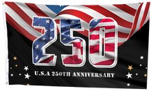 Load image into Gallery viewer, U.S.A. 250th Anniversary Flag