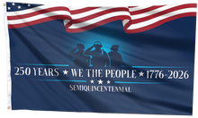 Load image into Gallery viewer, The American People: 250 Years Strong Flag