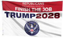 Load image into Gallery viewer, Finish The Job Trump Flag
