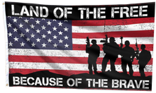 Load image into Gallery viewer, Land Of The Free USA Flag