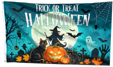 Load image into Gallery viewer, Trick or Treat Halloween Flag