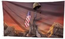 Load image into Gallery viewer, Fallen Soldier Memorial Flag