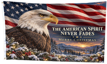 Load image into Gallery viewer, The American Spirit - Merry Christmas Flag