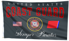 Load image into Gallery viewer, Coast Guard Semper Paratus Flag