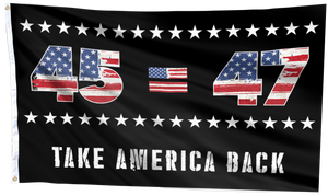 45 47 Trump USA Flag