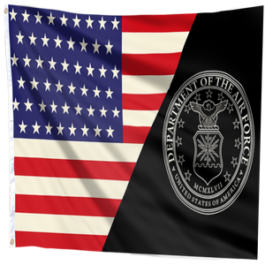 Air Force Seal Logo Flag