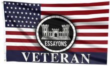 Load image into Gallery viewer, Essayons Veteran Flag