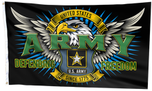 Load image into Gallery viewer, United States Army Defending Freedom Eagle Flag