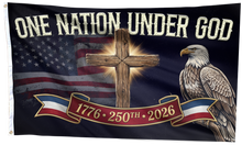 Load image into Gallery viewer, One Nation Under God Cross Flag