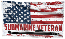 Load image into Gallery viewer, Submarine Veteran Flag