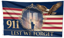 Load image into Gallery viewer, 911 Lest We Forget Flag