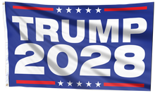 Load image into Gallery viewer, Trump 2028 Blue Flag