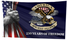 Load image into Gallery viewer, America We the People Blue Flag