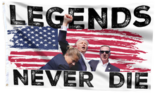 Load image into Gallery viewer, Trump - Legends Never Die Flag