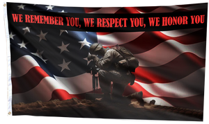 We Respect You USA Flag