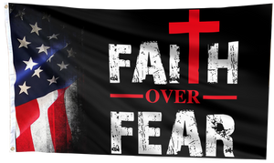 Faith Over Fear USA Flag