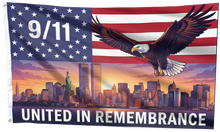 Load image into Gallery viewer, 9/11 United in Remembrance Eagle Flag
