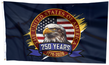 Load image into Gallery viewer, Eagle USA 250 Years Flag