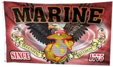 Load image into Gallery viewer, Patriotic Marine Flag