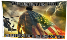 Load image into Gallery viewer, We Respect, We Honor You Flag