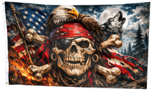 Load image into Gallery viewer, Bald Eagle Pirate Flags
