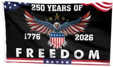 Load image into Gallery viewer, U.S. 250th Birthday Freedom Flag