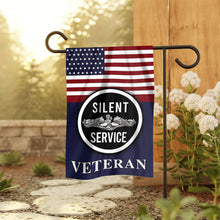 Load image into Gallery viewer, Silent Service Silver Garden Flag