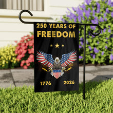 Load image into Gallery viewer, 250 Years of Freedom Eagle Garden Flag