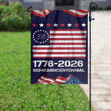 Load image into Gallery viewer, 1776 - 2026 Semiquincentennial Garden Flag