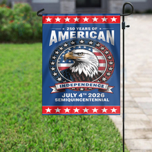 Load image into Gallery viewer, American Independence Garden Flag