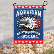 Load image into Gallery viewer, American Independence Garden Flag