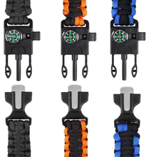 Load image into Gallery viewer, Survival Paracord Bracelet High Quality for Outdoor