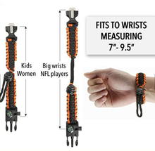 Load image into Gallery viewer, Survival Paracord Bracelet High Quality for Outdoor